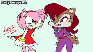 Sonic - Amy Vs Sally Comic Dub Pl Eng Subs