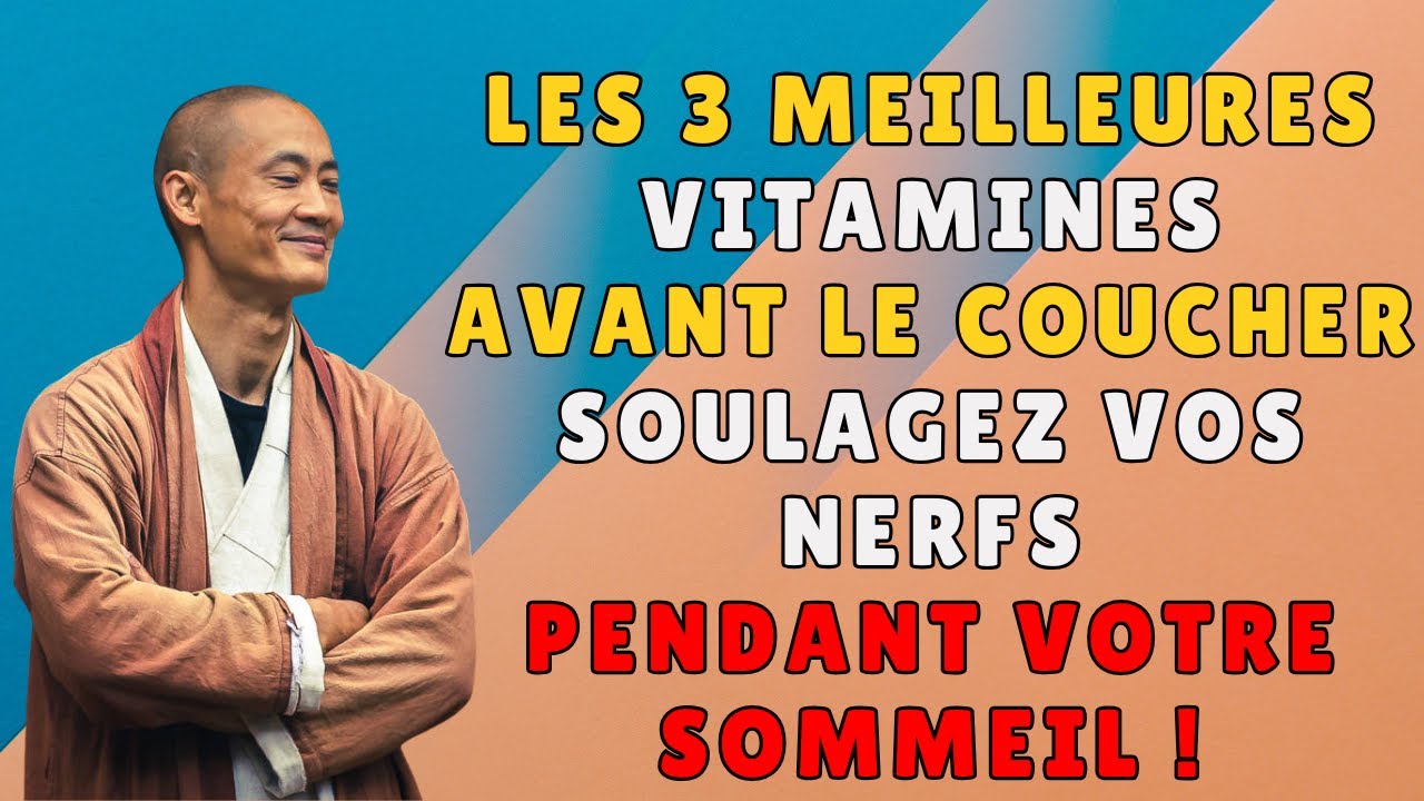 3 vitamines à prendre avant le coucher pour des jambes plus fortes après 60 ans | Shi Heng Yi