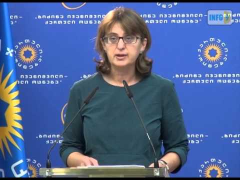 მაია ფანჯიკიძის ბრიფინგი