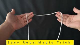 Easy Rope Magic Trick | Magic Trick With Rope |Easy Magic Tricks Tutorial
