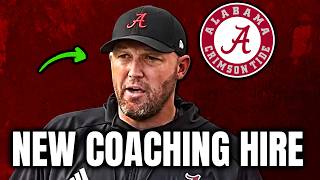 HUGE Alabama Coaching Hire at TE - He Will Also Help The O-Line