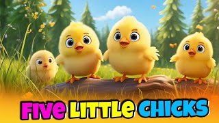 Five Little Chicks | #TinyGeniusTV l Nursery Rhymes \& Kids Songs