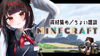 【Minecraft/雑談】資材集めしつつ【#ぶいぱい/やまだなのだ】