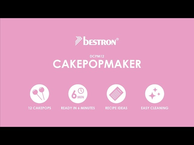 Bestron DCPM12 Cakepopmaker | EN - YouTube