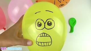 globos de las emociones para niños | aprendizaje de emociones y colores con globos