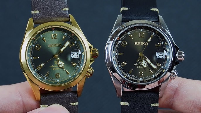 Field watch Seiko Prospex Alpinist Sunbeam Forest Green Gold SPB210J1 -  YouTube