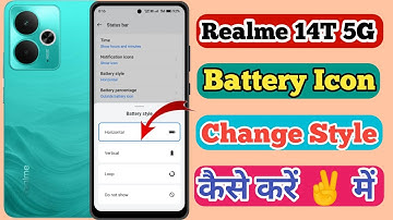 Realme 14T 5g Me Battery Icon Change Kaise Kare // How To Change Battery Icon In Realme 14T 5g
