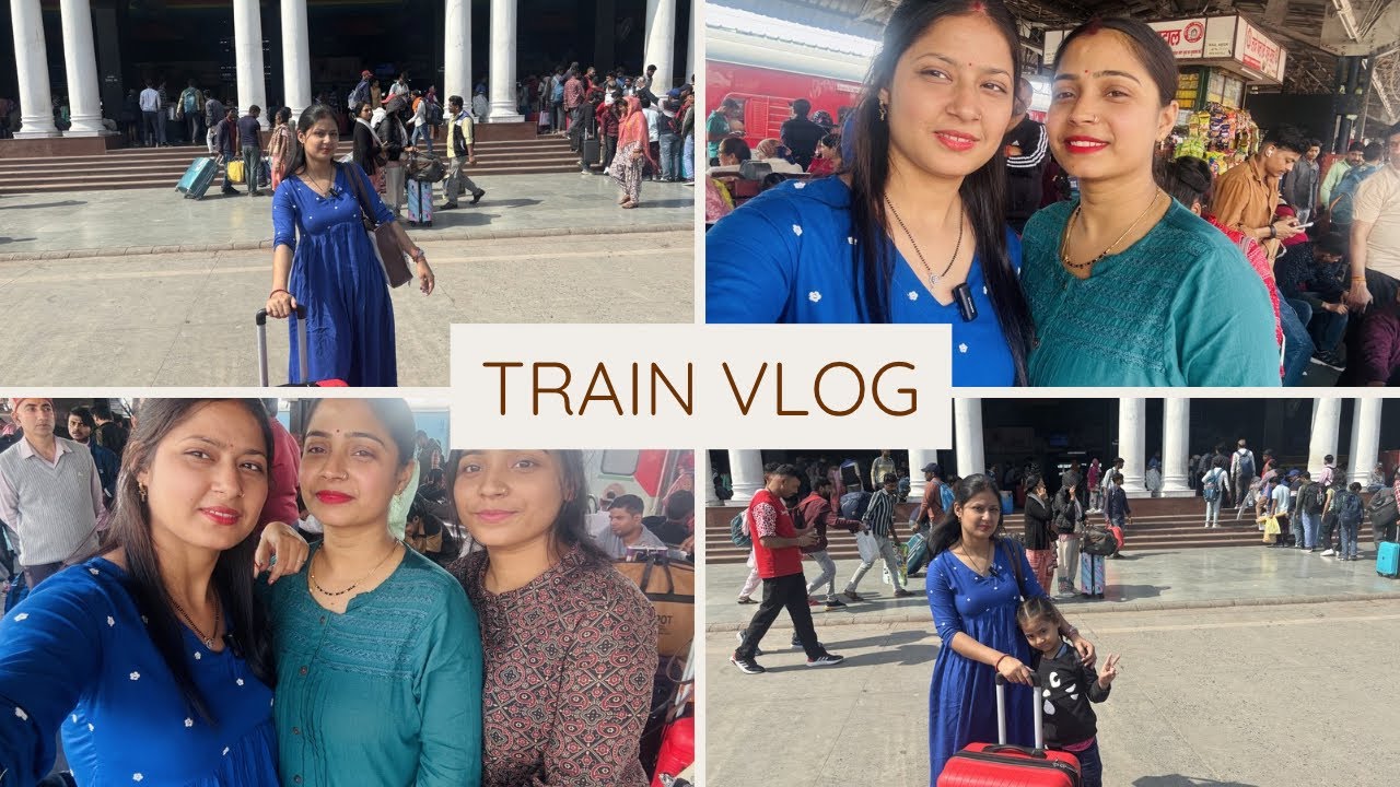 🚆 दोस्तों के साथ ट्रेन से गांव का सफर | Villag Vlog #vlogging #newvlog #trainvlog #fraindsvlog 