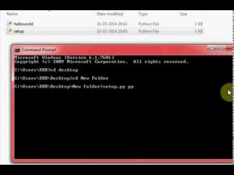 How to convert a Python file to an Exe file - YouTube