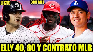 ELLY DE LA CRUZ ROMPE MLB CONTRATO 300, JASSON DOMINGUEZ LLEGA YA A MLB, OTHANI BARRE A TATIS JR