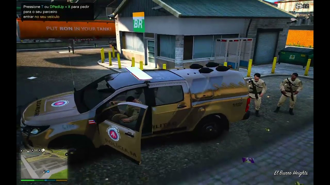 GTA V LSPD ASSALTANTES DE LOJA SE DERAM MAL+ PRISÕES DE FORAGIDOS DA JUSTIÇA PMBA 7 CIPM