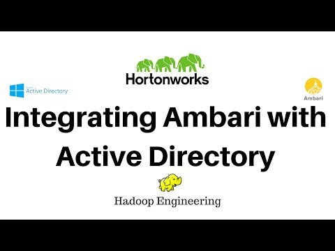 Integrating Ambari with Active Directory