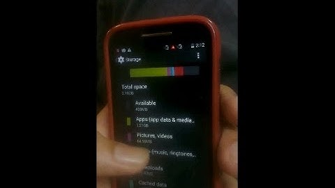 Moto E "Storage space running out"  Solution