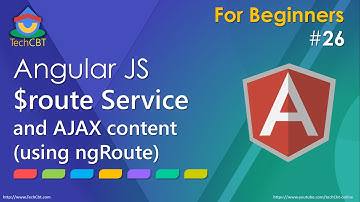 AngularJS Tutorial: $route Service and AJAX content (using ngRoute)