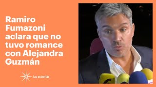 Ramiro Fumazoni reacciona ante las polémicas declaraciones de Alejandra Guzmán | Las Estrellas