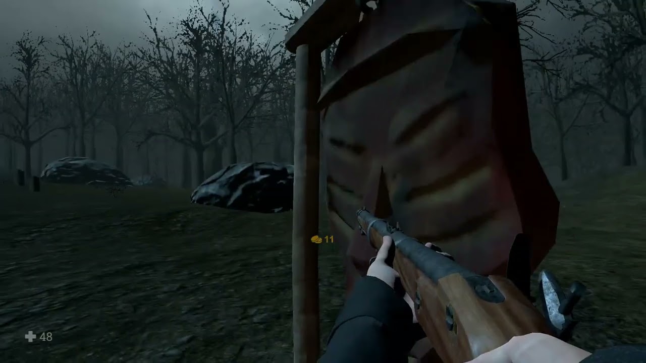 Witch hunt PC game - Jump scare and fail