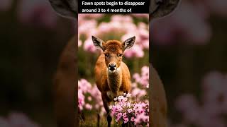 From Newborn Fawn to Elegant Deer: A Time Lapse With Fun Deer Facts #shorts #fawn #deer