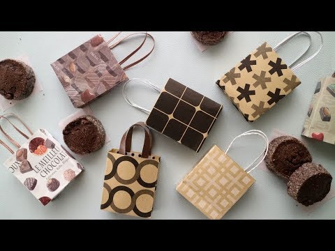 100均の折り紙で作るちいさな紙袋 Mini Paper Bag Diy Youtube