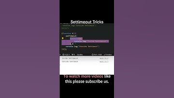 Interview Challenge # 31  || Settimeout tricks in JS #frontend #javascript #shorts