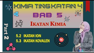 Ikatan Ion & Ikatan Kovalen | BAB 5.2 & 5.3 |Part 2 |Kimia, Ting.4