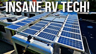 Insane Off Grid Solar Technology! Living Vehicle RVs!