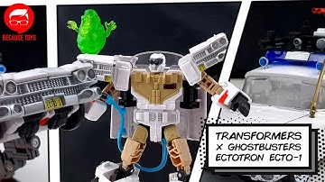 Transformers x Ghostbusters Ectotron ECTO-1 Unboxing + Transformation