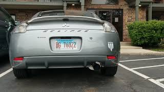Straight catback exhaust. 2007 Eclipse GS