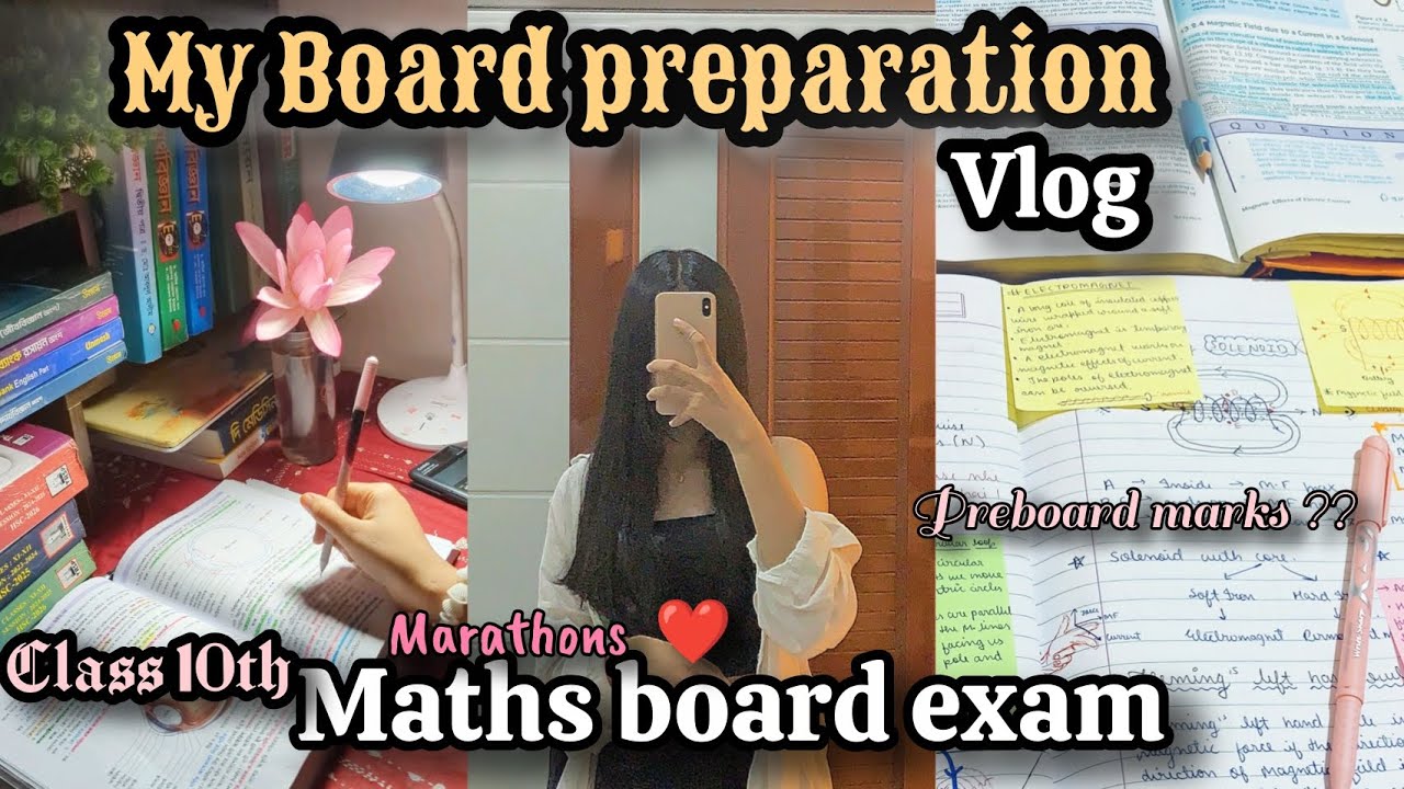 My board preparation vlog | as a CBSE 10th grader 🌷🎀#studyvlog# ...
