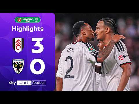 Garcia scores again as Fulham cruise through! 💪 | Fulham 3\u002D0 AFC Wimbledon | Carabao Cup Highlights