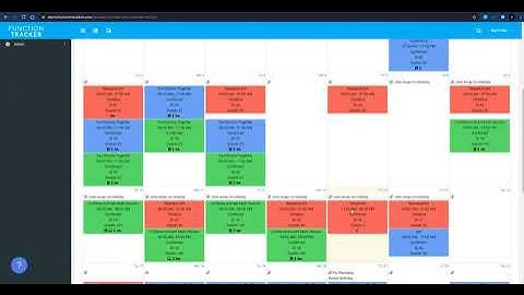 Basic Calendar Navigation in Function Tracker