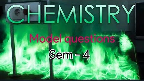 Kerala University BSc Botany model  questions -  CHEMISTRY -  ( Sem - 4 )
