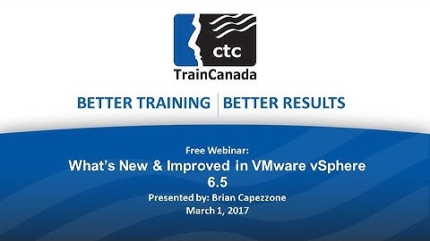 What’s New and Improved in VMware vSphere 6.5