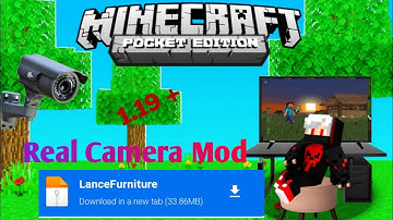Security Camera Mod For Minecraft Pe 1.19 (CCTV) Mod #securitycameramodformcpe