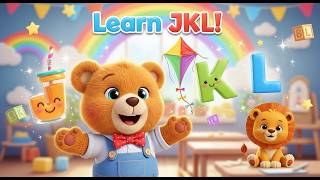 Learning Alphabet with Teddy — J, K, L | ABC Learning for Kids (Ages 2–5) | Fun Preschool Phonics