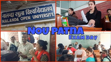 Nalanda Open University 🏫/ Exam day vlog ✍️/ A day in my university📃  / Practical counciling class 🥽