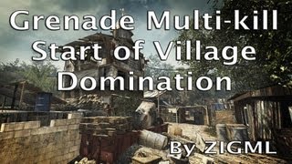 How to get a grenade Multi-kill at the start of Village on domination MW3!