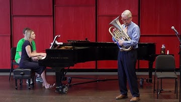 Holst March from 2nd Suite - Dave Werden euphonium, Sara Brunk piano