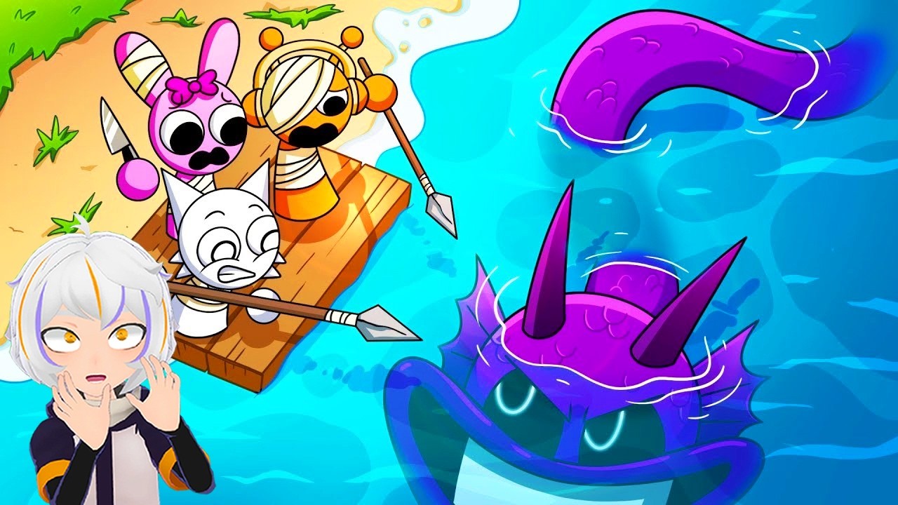 SOBREVIVIENDO en la ISLA SPRUNKI… (Animación) | ChuyMine REACCIONA a GameToons Español