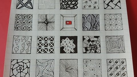 1001 Easy tangle patterns #130