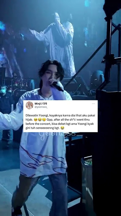 gimana gk makin jatuh cinta, liat cewek berhijab #yoongi gk menyentuh Sm sekali😭💜#vante_v#ddaytour