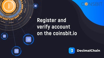 How to register and verify account on the coinsbit.io exchange