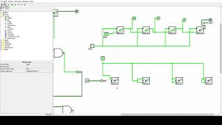 Ripple counters implementaion in Logisim