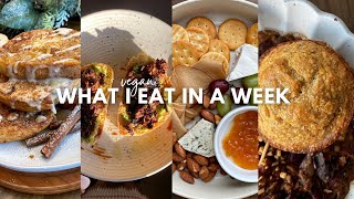 Weekly Vlog: What I Eat In A Week Vegan 010 | Lemon Pepper Tofu, Creamy tomato fettuccine, Cornbread