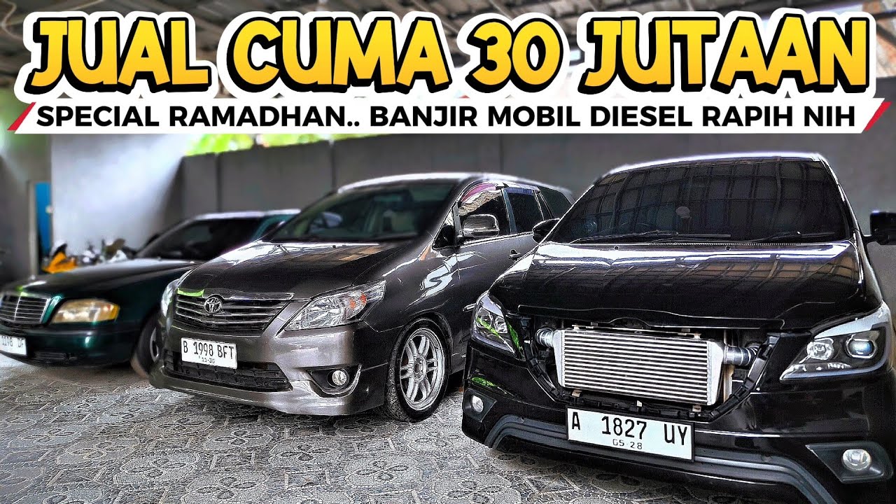 Banjir Diesel‼️Jual Cuma 30 Jutaan aja Innova Mercy Lucida Pajero kondisi Rapih di Lapak Auto Lawas 