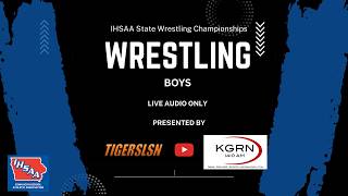 IHSAA State Wrestling Championships 2/19/26 Session 3- 2A; Rounds 1&2, consolation- Audio Only