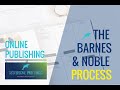 Barnes & Noble Press - self-publishing process step-by-step