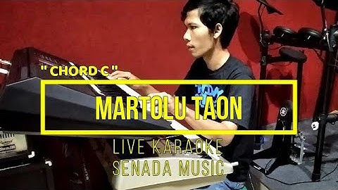MARTOLU TAON - ARVINDO SIMATUPANG [ LIVE KARAOKE ] [ CHORD C = DO ]