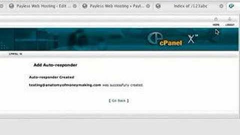 CPanel Autoresponder Tutorial