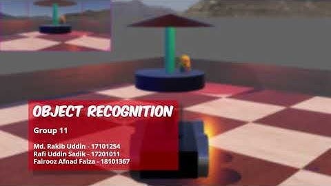 Object Recognition Robot [Webots]