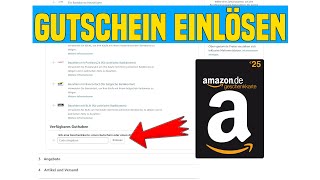 Amazon GUTSCHEIN einlösen: GUTHABEN aufladen & mit Gutschein BEZAHLEN